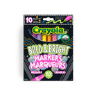 Crayola - Marqueurs à trait large Bold & Bright - Paquet de 10 -Marqueurs Crayola : Comprend 10 marqueurs à trait large Crayola aux couleurs vives