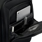 Bugatti -  Madison - Valise de cabine souple 21 -5 po ABS - Incluant un sac pour les vêtements uses - Noir-Plusieurs pochettes à acces rapide et poches zippees à l'interieur du sac, pour faciliter l'organisation de vos objets electroniques et accessoires de voyage