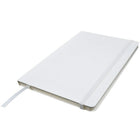 JAM PaperMD – Cahiers de notes à couverture rigide avec fermeture à bande élastique, 5 7/8 x 8 1/2 po, blanc, 2/pqt-4