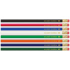 Musgrave Pencil Company – Crayon hexagonal Dozen Wood Case - Assortis-Crayons hexagonaux en bois, qualité #2