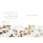ROSEDALE GOLD - Carte de souhaits Enveloppes - 5-1/2 po L x 8 po H - Feuilles dorees - Paquet de 6-Cartes pliees 5-1/2 po x 8 po