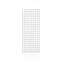 Can-Bramar — Panneau grillagé de 1 pi x 5 pi x 1/4 po − chromé − paquet de 3-Panneau grillagé