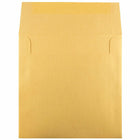 JAM Paper Enveloppes carrées Stardream à fini métallisé, doré, 6 po, 50/paquet-Intérieur vierge où écrire un mot personnalisé