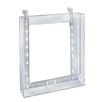 Azar Displays – Porte-brochures supendu de format lettre, 10/paquet (252342)-Polystyrène cristal