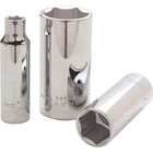 Gray Tools – Douilles à prise 18mm x 1/2 po, 12 pans profondes, fini chromé-Taille : 18mm