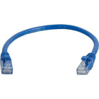 C2G – Câble réseau de raccordement UTP non blindé anti-accrochage de catégorie 6, 3 m/9,8 pi, bleu-Modèle anti-accrochage pour les cartes réseau, les concentrateurs, les commutateurs, les routeurs, les modems DSL/câble, les panneaux enfichables et d’autres applications réseau de haute performance.