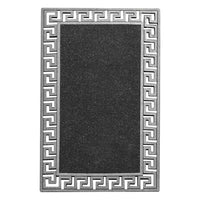 Modern Homes – Tapis d'entrée Mosaic Mantle (22103), 30 po x 18 po, argent-Tapis d'entrée tendance