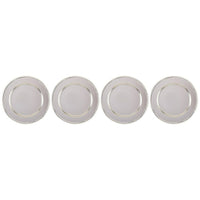 Elegance – Assiette de présentation de 12 po, nickelé, 4/paquet (82526)-Assiette de présentation