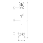 Monarch Specialties - 2008 Patere - Metal Rouge-Un joli fleuron sur le dessus offre une touche d'élégance à cette patère de style tendance