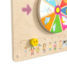 Flash Furniture - Tableau d'activites mural STEAM Bright Beginnings de qualite commerciale avec finition naturelle et accents-Presente des sorties sensorielles visuelles et tactiles