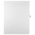Markmaker - Intercalaires imprimes Legal, Blanc, 1/25th coupe, format lettre, sans trous, 25 tabs/PQT, 5 PQT/Boite, Numero 187-Intercalaires imprimes Legal