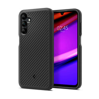 Spigen - Core Armor pour Galaxy A15 - Noir Mat-La protection fine et transparente reste pratique pour les poches et l'adhérence