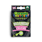 Crayons de cire aux couleurs vives pour papier de construction, boîte de 24-Bricolage: Les crayons de cire pour papier de construction sont spécialement conçus pour déposer des couleurs vives sur tous les types de papier. Coloriez facilement le papier de construction, les sacs en papier, le papier cartonné et bien plus encore!