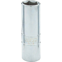 Gray Tools – Prise de 5/8 x 1/2 po de disque, douilles pour bouchons chrome étincelant-Taille : 5/8 po