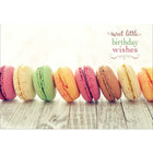 Aline Greetings – Carte d'anniversaire générale, macarons, sweet little birthday wishes, paq./18-Papier non couché de qualité supérieure