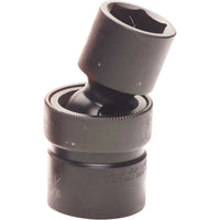 Gray Tools – Douilles cardan universel de 13 mm x 1/2 po, 6 pans, longueur standard, noir-Taille : 13 mm