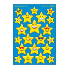 Autocollants SuperShapes Emoji Cheer Trend Enterprises-Les œuvres d'art emoji gaies suscitent une narration et un jeu créatifs.