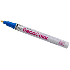 JAM Paper - Marqueur de peinture opaque à pointe fine - Bleu - Paquet de 5 (7665887g)-Idéal pour les cartes de remerciement, les faire-part et autres