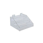 Présentoir escalier à 3 niveaux pour comptoir de Azar Displays : 12 larg. x 11,75 prof. x 7,13 haut. po (326048)-Dimensions : 12 larg. x 11,75 prof. x 7,13 haut. (po)
