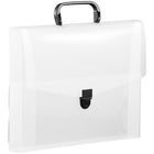 JAM PaperMD – Mallette, 12 x 9,5 x 1,5, transparent, 2/paquet (2012clearg)-Les documents importants et les fournitures sont toujours protégés