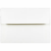 JAM Paper Enveloppes Strathmore A6, papier vélin blanc éclatant, 250/paquet-Enveloppes Strathmore en papier vélin blanc éclatant