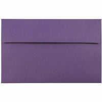JAM Paper Enveloppes A9 nuances foncées, violet foncé, 250/paquet-Enveloppes simples en papier violet foncé