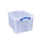 Really Useful Boxes – Boîte de rangement de 32 l, transparent-Matériau : plastique