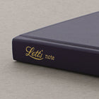 Cahier de notes ICON de Letts - 7-7/8 x 5po - Marine - 235 Pages-Signet et pochette de rangement
