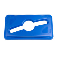 Rubbermaid - Slim Jim Single Stream Recycling Top-Couvercle de recyclage pour les récipients Slim Jim