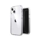 Speck Presidio Perfect Clair pour iPhone 13  Mini/iPhone 12 Mini-Pesidio Perfect est un étui de poche au design fin, suffisamment fin pour permettre une recharge sans fil facile alors que l'étui est toujours sur votre téléphone
