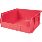 Kleton - Bac Empilable & À Suspendre, 11po La, 5po H X 10-7/8po P, Rouge, paquet de 12-Capacité 50 lb