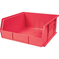 Kleton - Bac Empilable & À Suspendre, 11po La, 5po H X 10-7/8po P, Rouge, paquet de 12-Capacité 50 lb