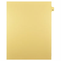 Markmaker - Intercalaires imprimes Legal, Chamois, 1/25th coupe, format lettre, sans trous, 25 tabs/PQT, 5 PQT/Boite, Numero 153-Intercalaires imprimes Legal