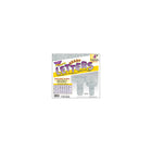 Trend Enterprises Ready Letters 4" majuscules/minuscules Sparkle Combo, argent, paquet de 546-Vendu par 3 paquets.