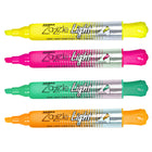 Zebra - Zazzle Light Surligneurs - Pointe biseautée - Couleurs assorties - Paquet de 4-2