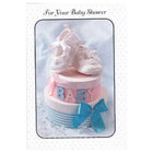 Rosedale – Cartes de souhaits et enveloppes « For Your Baby Shower » 5 1/2 x 8 po, 12/paquet (15504)-Imprimées sur papier cartonné non couché de haute qualité