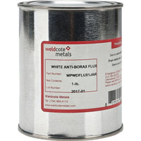 Weldcote Metals - Flux Antiborax Blanc, paquet de 5-Type de contenant Pot