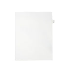 Mark Maker – Onglets séparateurs juridiques blancs, 1/26 onglets, format lettre, sans trous, lettre E, 25/paquet-Onglets séparateurs blancs, 1/26 onglets