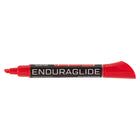 Quartet - Marqueurs effaçables à sec EnduraGlide − Pointe biseautée − Couleurs assorties − Paquet de 12-La jauge d'encre transparente indique exactement la quantité d'encre restante pour votre utilisation