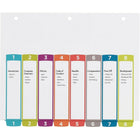 Avery − Intercalaires Ready Index 1 à 8 avec table des matières pour imprimantes laser et jet d’encre – 8 onglets – multicolores-Feuille de table des matières recto verso et onglets pouvant être utilisés en format vertical ou horizontal. 