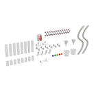 Flash Furniture - Ensemble de construction de tuyaux de 80 pieces Bright Beginnings qualite commerciale pour systeme mural STEAM-Associez avec d'autres ensembles d'accessoires pour encore plus de plaisir,