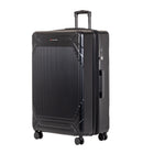 Air Canada - Valise rigide à roulettes pivotantes de 28 po Milan Collection - Noir-Roues pivotantes à 8 roues pour une navigation fluide et sans effort