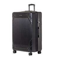 Air Canada - Valise rigide à roulettes pivotantes de 28 po Milan Collection - Noir-Roues pivotantes à 8 roues pour une navigation fluide et sans effort