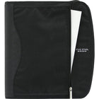 Five Star - Reliure à glissière de 2 po, noir-De grandes poches extérieures avec fermeture à glissière pour un rangement rapide et facile