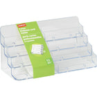 Staples - Porte-cartes professionnelles, 8 compartiments-Idéal pour montrer les cartes professionnelles dans un cabinet à plusieurs personnes  