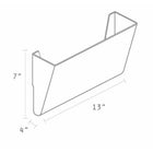 Storex classeur murale - paq. De 3 - lettre clair - paquet de 18 - 6 Set de 3-Transparent afin que vous puissiez voir le contenu