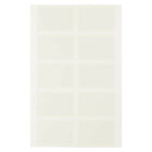 JAM Paper - Porte-cartes de visite auto-adhésifs - 2 po x 3 1/2 po - Transparent - Paquet de 30-Clair