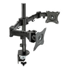 Bras de support double pour moniteurs 3M-Le Bras de support double pour moniteurs 3Ms libère un espace de travail précieux et permet d’installer votre écran à une hauteur et une distance d’observation confortable en position assise ou debout