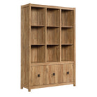 Sauder Cannery Bridge Mur de rangement - 7 tablettes - 71.97" H - Finition Sindoori Mango (424192)-Le Standard - Finition Sindoori Mango - Bois D'ingénierie