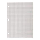 North American Paper Inc. - Papier de recharge quadrillé - 1/4 po carré - 8 -5 po x 11 po - 960 feuilles-Taille de la réglure : Carré 1/4 po